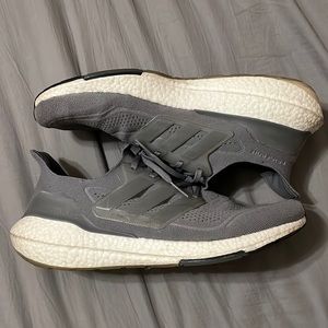 Adidas Ultraboost 21 Grey Size 14